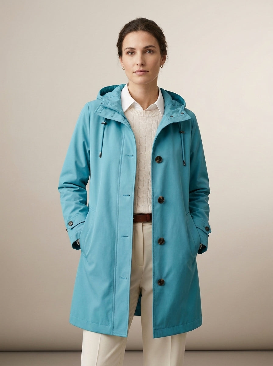 Dipni | Women's Waterproof Windbreaker Hooded Jacket