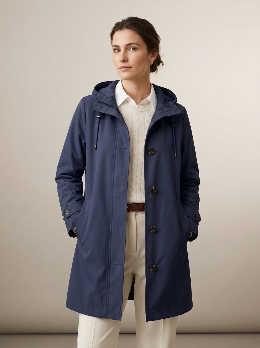 Dipni | Women's Waterproof Windbreaker Hooded Jacket