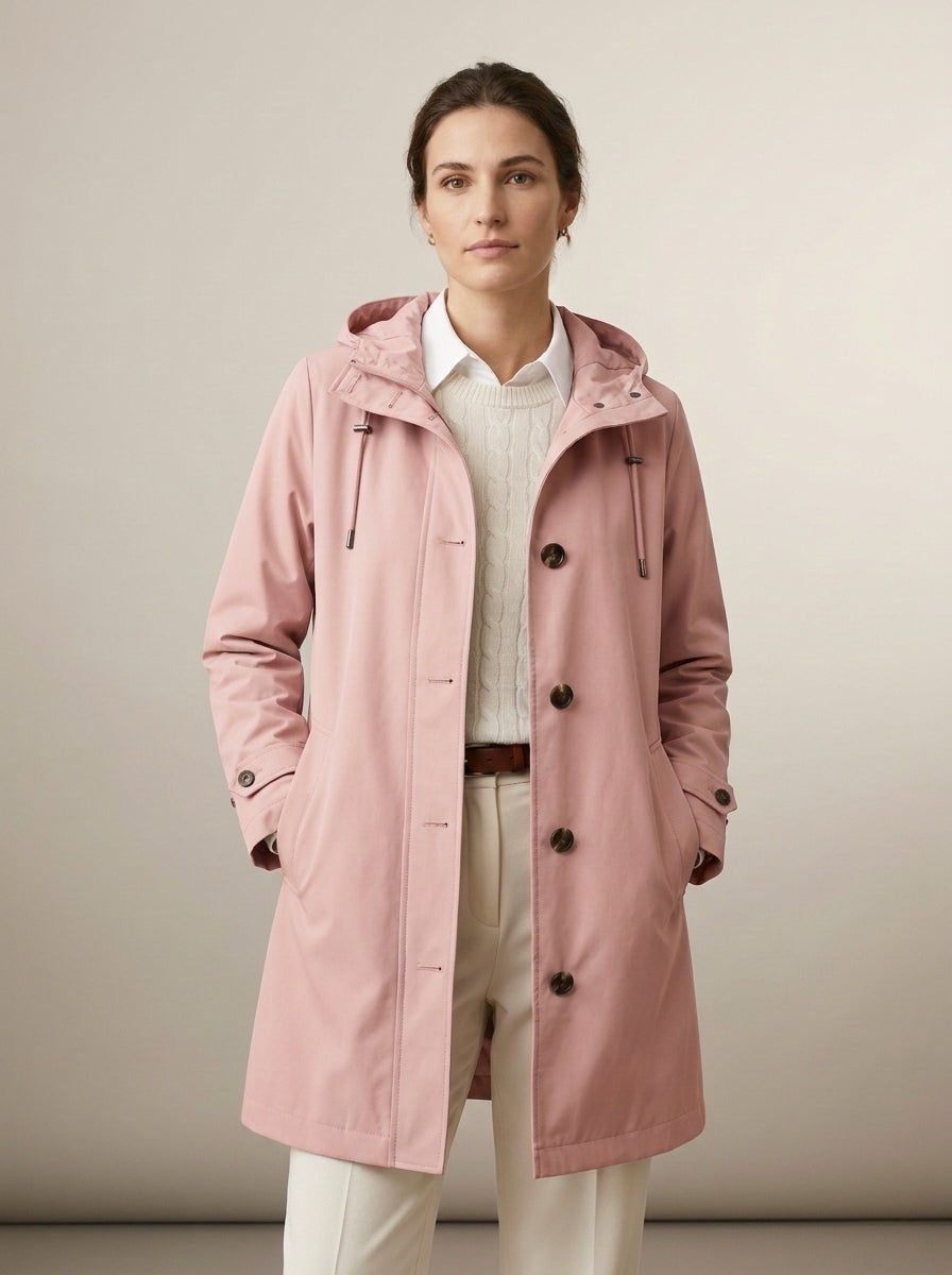 Dipni | Women's Waterproof Windbreaker Hooded Jacket