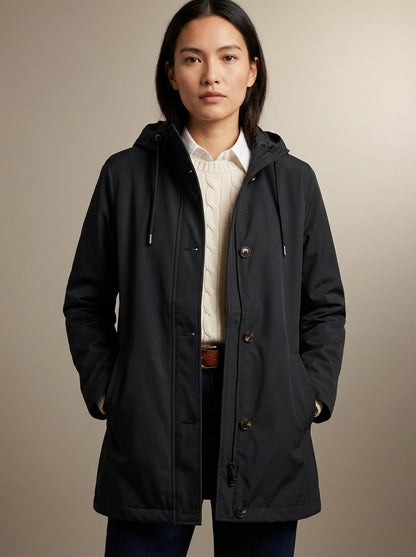 Dipni | Women's Waterproof Windbreaker Hooded Jacket